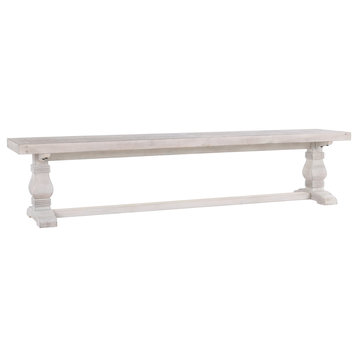 Quincy 83" Bench Nordic Ivory By Kosas Home