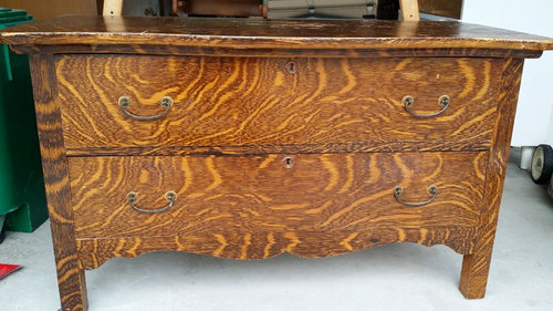 Antique Dresser Wondering About, Tiger Wood Dresser Antique