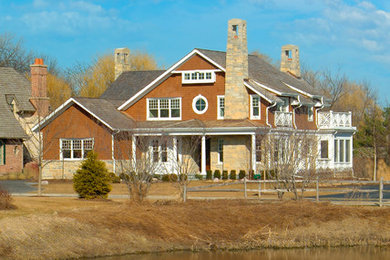 Inspiration for a timeless exterior home remodel in Chicago