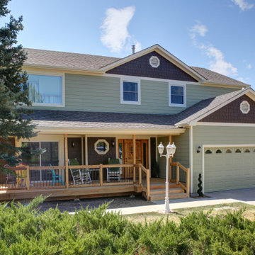Aurora Siding Upgrade | James Hardie ColorPlus | WoodTone