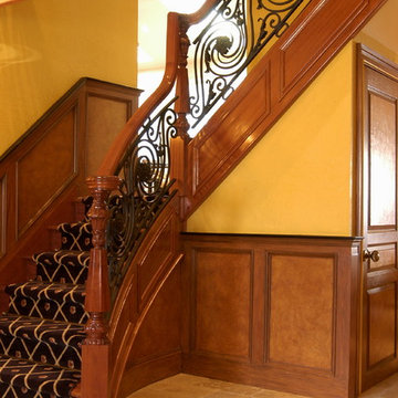Stairs and Railing and Foyer By Heartwood Corp.
