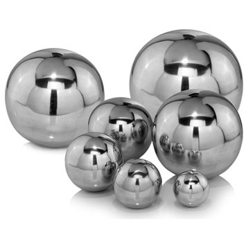 HomeRoots 10" x 10" x 10" Buffed Polished Sphere