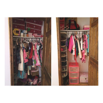 Kid's closet cleanup!