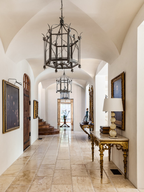 Vaulted Ceiling Stairs Houzz 