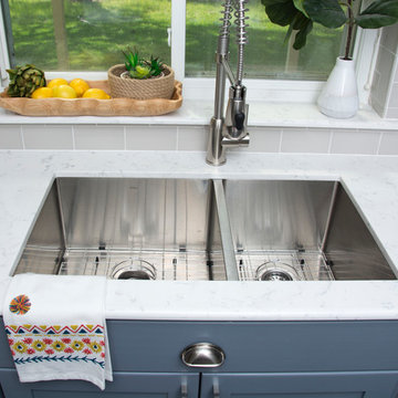 Tiny Kitchen and Bathroom