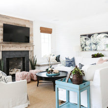 living room fireplace
