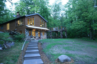 Eclectic exterior home photo in Other