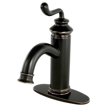 Fauceture Single-Handle Monoblock Bathroom Faucet, Naples Bronze