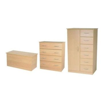 Avon Beech Bedroom Set 1 - 3 Piece