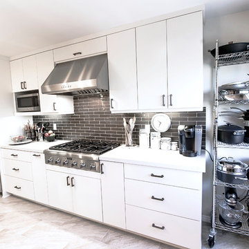 Modern open space kitchen