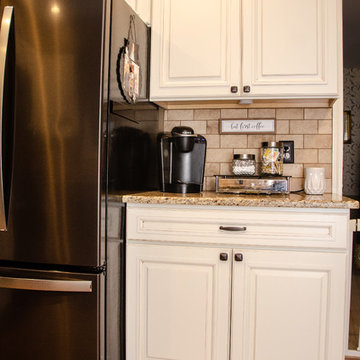 Black and White Buffalo Check - Kitchen Remodel