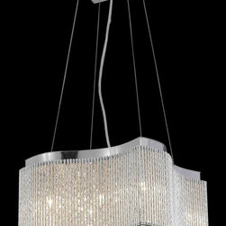 Dazzling 8 Light Pendant by Elegant Lighting Influx - Lighting