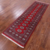 2' 7" X 8' 0" Runner Silky Bokhara Handmade Wool Rug - Q13780