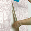 Unicorn Stamp Pink Peel & Stick Wallpaper Sample