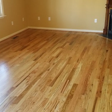 Red Oak Floors #2 Common Sanded & Finished