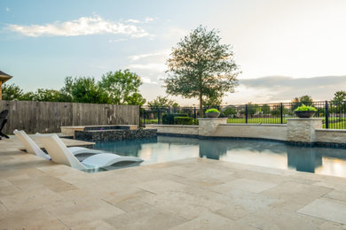 Inspiration for a modern pool remodel