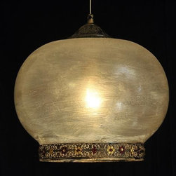 MAROCAN ANTQIE CEILING GLASS CHANDELIER - Pendant Lighting