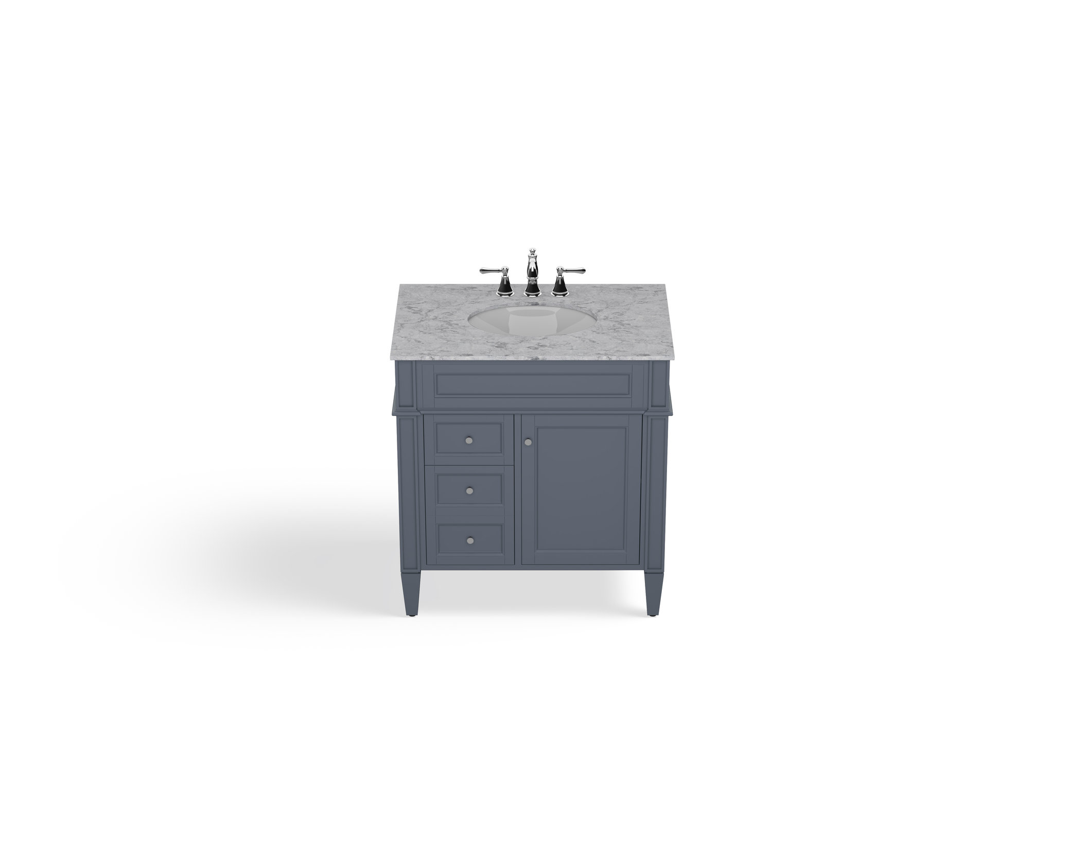 The Park Avenue Bathroom Vanity, 32" - Transitional - Bathroom Vanities ...