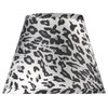 32171 Hardback Empire Shape Spider Lamp Shade With Leopard Pattern, 5"x9"x7"