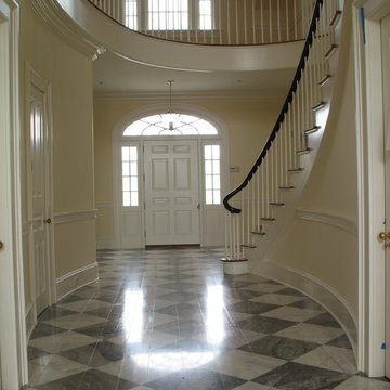 Mahogany Curved Hand Rail