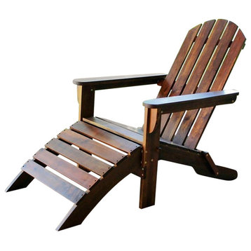 Pemberly Row Outdoor Chair in Natural Stain