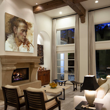 Transitional Living room