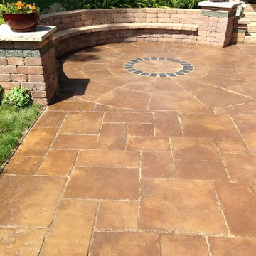 Beautiful Hardscape Seating Walls
