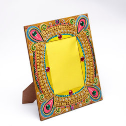 Wood Clay Photo Frame - Picture Frames