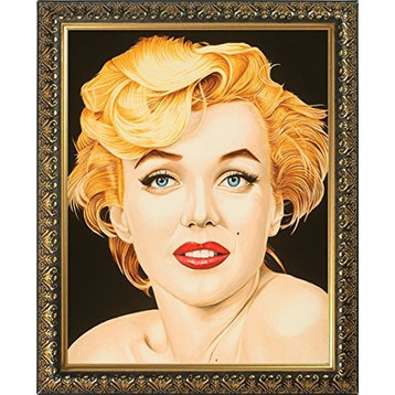 Framed, GOLD Marilyn by Karl Black, 11"x14"