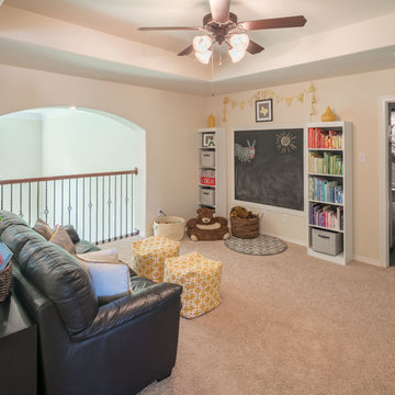 My Houzz: DIY Action-Packed Industrial Bunker Room in Texas