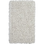 Nourison - Nourison Luxe Shag 2'2" x 3'9" Light Grey Shag Indoor Area Rug - This exceptionally plush 2-inch-deep flokati shag rug from the Nourison Luxe Shag Collection has the look and feel of luxuriously soft sheepskin, and makes a perfect addition to any casual room setting. Luxurious texture and pale grey color for a warm, soothing accent.