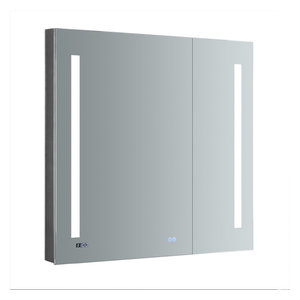 Fresca Fmc013630 Luminosa 36 X 30 Lighted Frameless Medicine Modern Medicine Cabinets By Buildcom