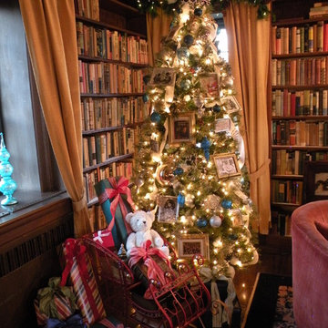 Pearl S. Buck House - Large Library - Festival of Trees