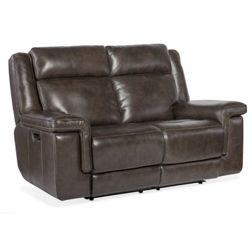 Montel Lay Flat Power Loveseat With Power Headrest and Lumbar