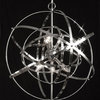 Foucault's Orb Chandelier Chrome