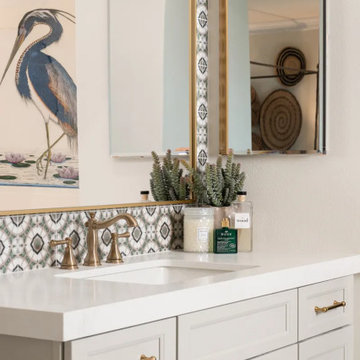 Metal-framed mirrors