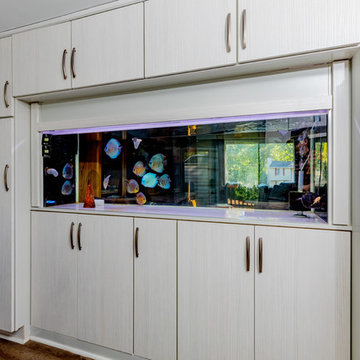 Contemporary Fish Tank Kitchen Design Richmond, VA