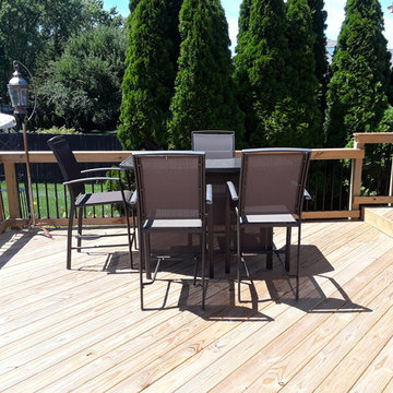 Wood Deck Design in Oak Forest, IL