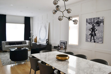 Living room - modern living room idea in Ottawa