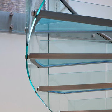 Upper Mall - Spiral Stairs Glass