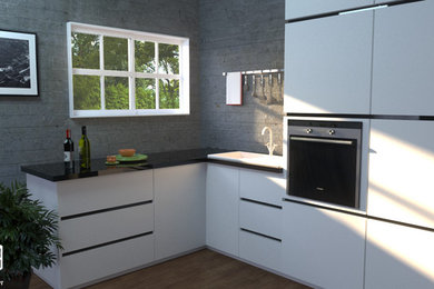 Kitchen - modern kitchen idea in Other