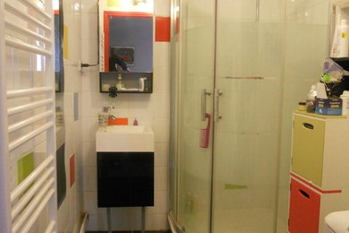 Exemple d'une maison chic.
