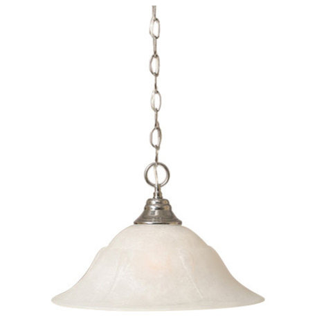 Toltec Lighting 10-CH-53615 Hung - One Light Chain Pendant