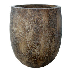 Light Concrete Pot - Outdoor Pots And Planters
