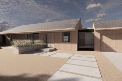 Inspiration for an exterior home remodel in Orange County