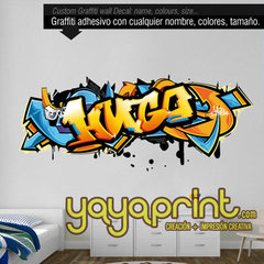 Yayaprint Decoración Vinilos Graffiti nombre