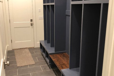 Transitional mudroom photo in Other