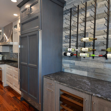 Stunning Kitchen with rustic beach accents in York ME