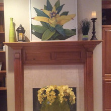 Fireplace mantle