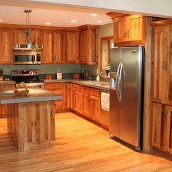 Reclaimed Chestnut Custom Cabinets - Molding And Millwork
